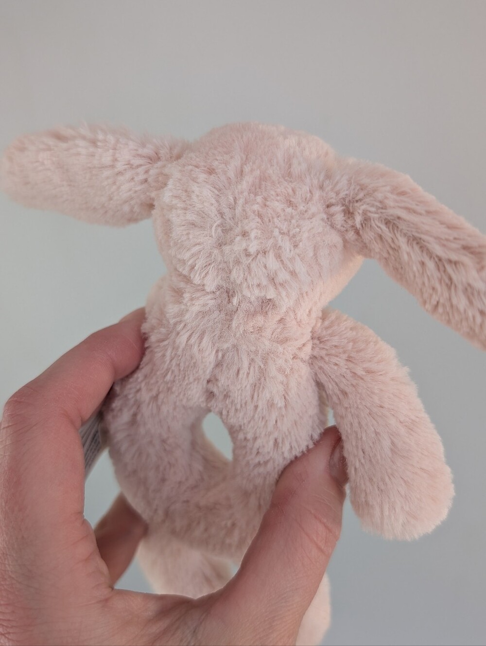 Jellycat Bashful Bunny Blush Pink Ring Rattle - Picture 7 of 11